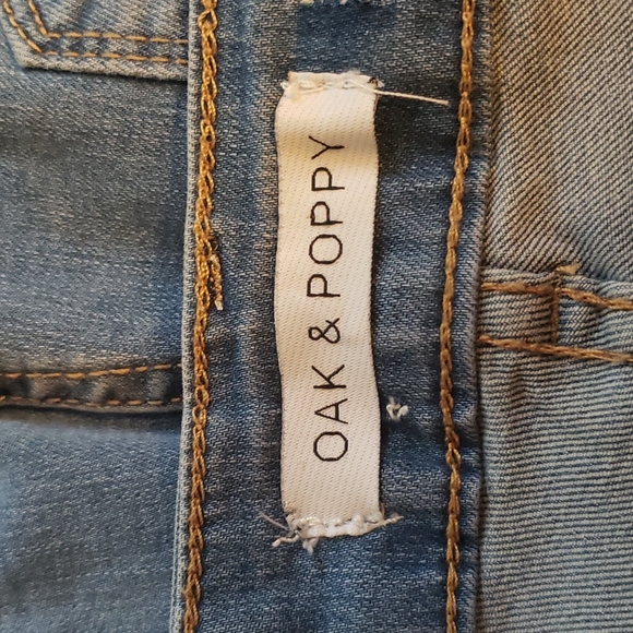 Oak & Poppy High Waisted Studded Jeans - Picture 6 of 7